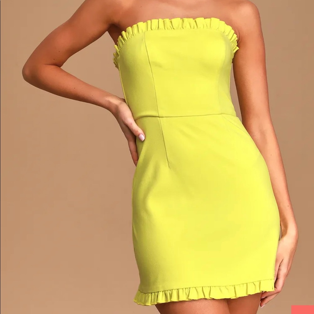 lulus strapless dress